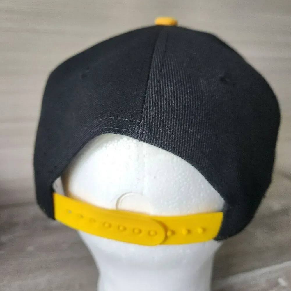 NFL Pittsburgh Steelers New Era 9Fifty Big Tall Graffiti Letter Snapback Hat Vtg